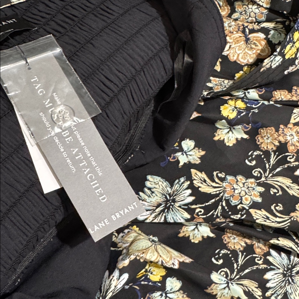 NWT LANE BRYANT Floral Sleeveless Dress - Picture 8 of 9